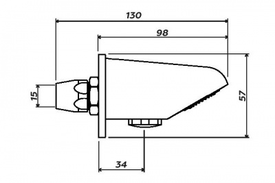 Inta Vandal Resistant Standard Head - Dual Inlet