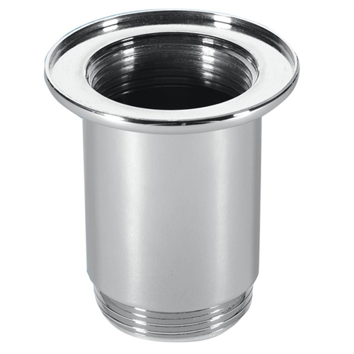 Chrome Basin Waste Extension Shroud - Notjusttaps.co.uk