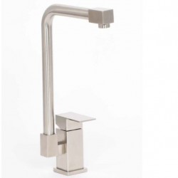 The Contemporary Square Stainless Steel Kitchen Mixer Tap