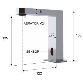 Hart Luxe sensor tap