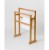Arena Floor Standing Bamboo Towel Rail