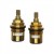 Extra tall  3/4 inch BSP quarter tap valves with 24 teeth - 57mm tall.