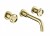 Henry Holt Wall Mounted Kitchen Tap - Brushed Gold Brass