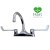 Hart Performa Levatap extended lever high neck sink taps