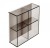 Pier square 4 box glass shelf - bronze