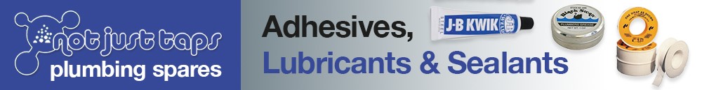Adhesives, lubricants and plumbers greases