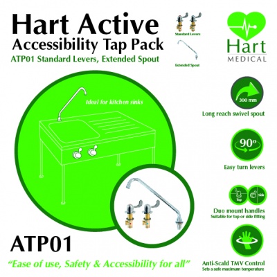 Hart Accessible Long Reach Tap - Easy Control Valves