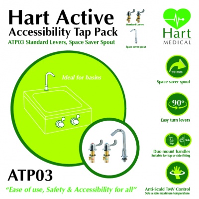 Hart Active Spacesaver Taps - Easy Control Valves