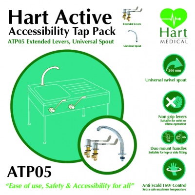 Hart Active Extended Lever Taps