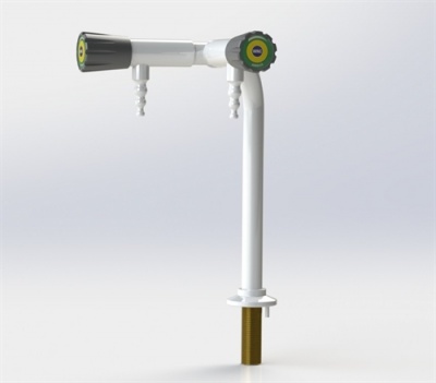 The Arboles Two Way Bib Tap - 'Y' Formation