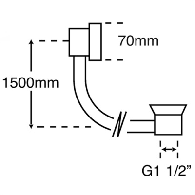 Bath Waste & Plug Set.