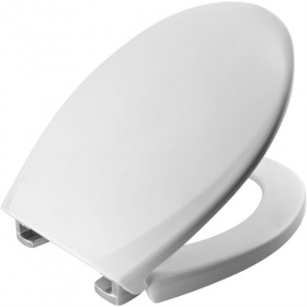 The S8055 Tecnoplast  Non Loosening Toilet Seat - White