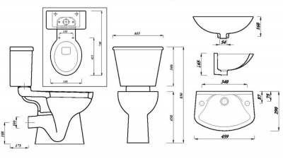 Care Series Lever Doc M 'Close Coupled' Toilet Pack