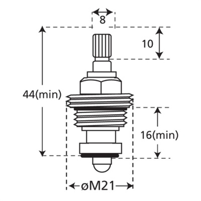 Compact 3/8 Tap Valve