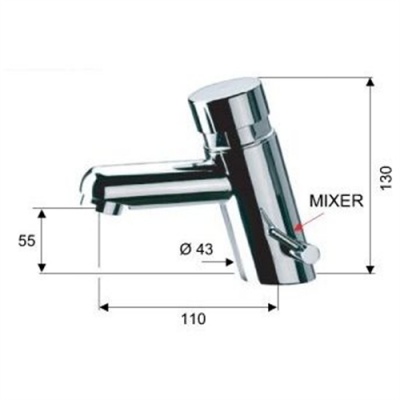 Commercial Series Non Concussive Basin Mixer