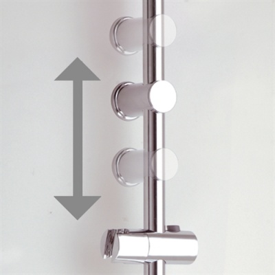 Easyfit Adjustable Shower Riser Rail