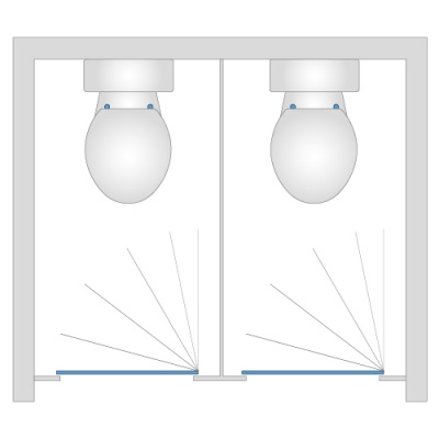 Enclosed Between Walls - 2 Cubicle Pack