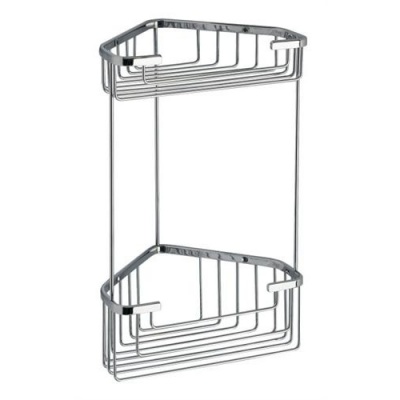 Gedy Extra Deep Double Corner Shower Basket