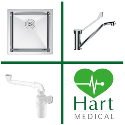 Hart Rinse Kit GP & Dental Handwash Sink Packs - NotJustTaps.co.uk