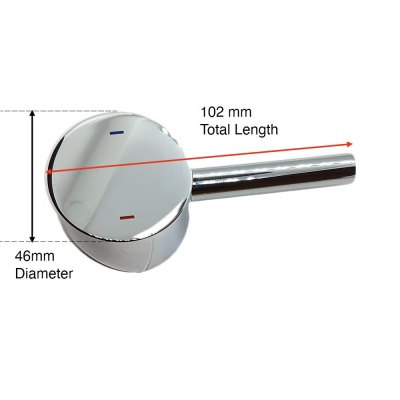 Arctic Contemporary Replacement Lever Handle  | 40mm Contermporary Tap Lever