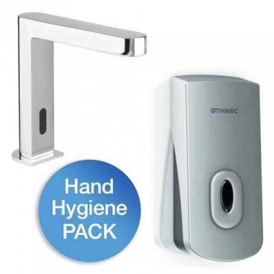 Bristan S3 Sensor Tap with Genwec Easy Action Soap Dispenser