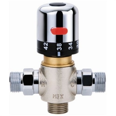 Inline Panel Mounted Thermostatic Blending Valve