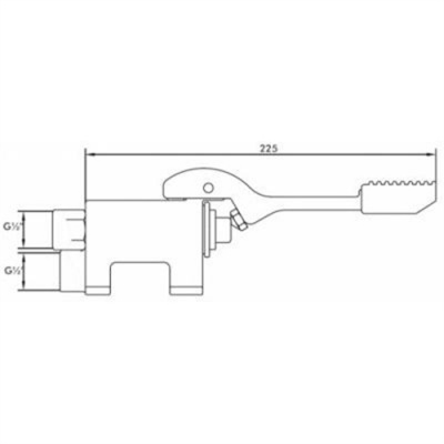 The Intatec Foot Pedal Operated Tap