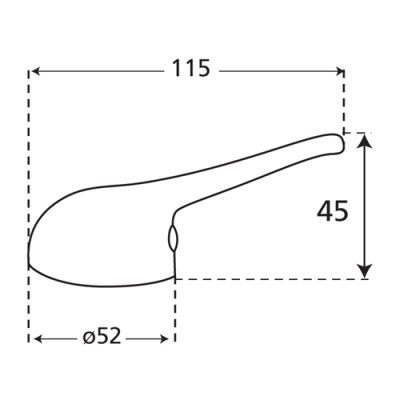 Replacement Lever Handle for Monobloc Taps