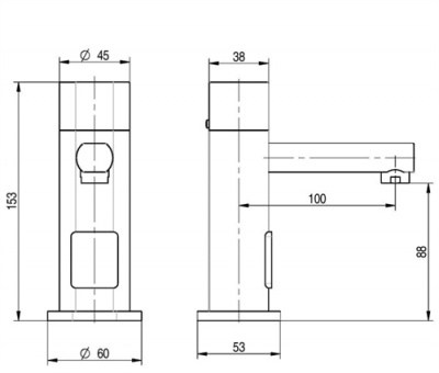 Monolith Electro Faucet | Commercial Sensor Tap