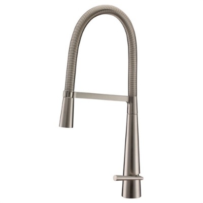 Monte Carlo Pull Out Sink Tap - Brushed Nickel Finish