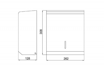 Stainless Steel Paper Towel Dispenser