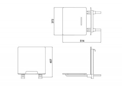 Removable slimline shower seat