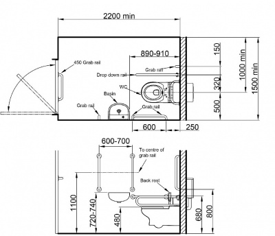 Nymas Wall Hung Doc M Toilet Pack