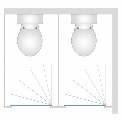 Nursery 'Lollipop' Corner Sited - 2 Cubicle Pack