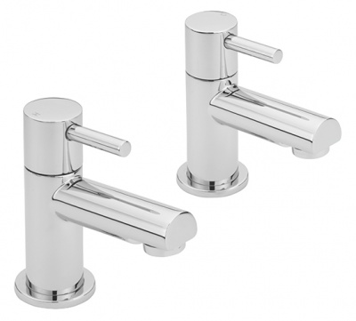 Piazza bath pillar taps