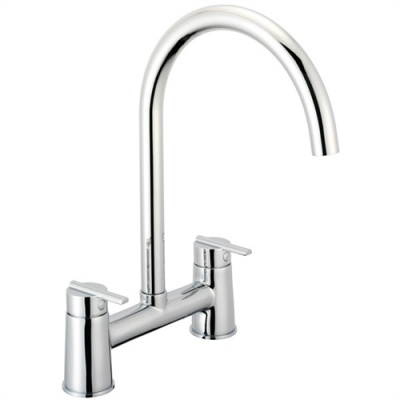 The Pegler Pulsar Contemporary Bridge Sink Mixer