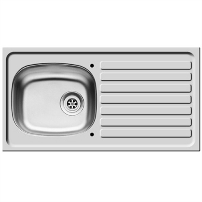 Pyramis Single Bowl & Drainer Kitchen Sink