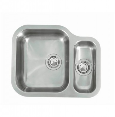 Reginox Contemporary Undermount Kitchen Sink - 1.5 Bowls