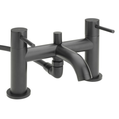 Ergo Matt Black Bath Shower Mixer & Kit