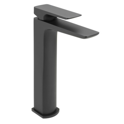 Raven Matt Black Extra Tall Monobloc Basin Mixer