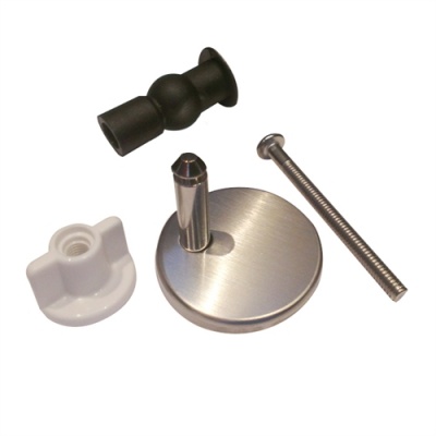 Stainless Blind Topfix Toilet Seat Hinge Set