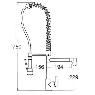 Workstation Luxury Kitchen Tap Design - Kitchen Handset and Tap Combination