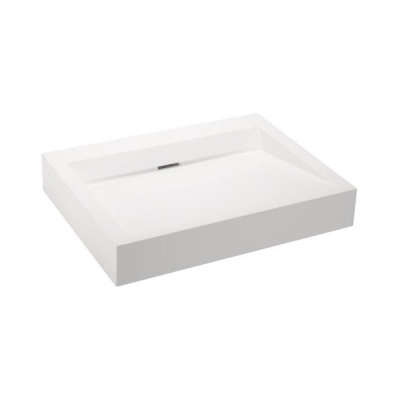 HEWI composite washbasin white square - no tap hole