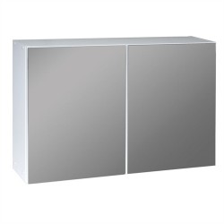 Roma Two Door White Bathroom Cabinet