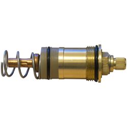 Replacement compact thermostatic shower cartridge