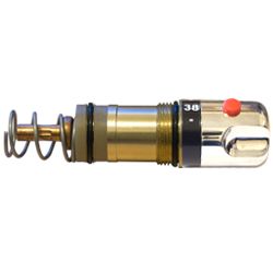 Replacement compact thermostatic shower cartridge