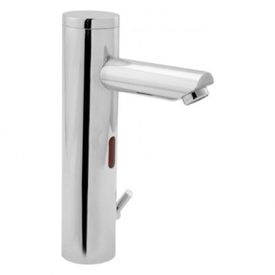 Adjustable temperature automatic sensor tap