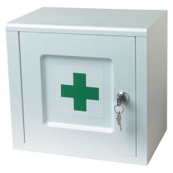 Easyclean Lockable White Medicine Cabinet