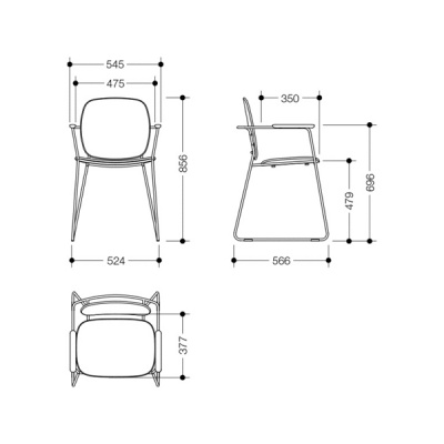 HEWI Universal Bath Chair - White