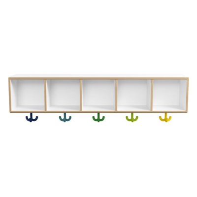 HEWI Row 5 Place School Storage Module